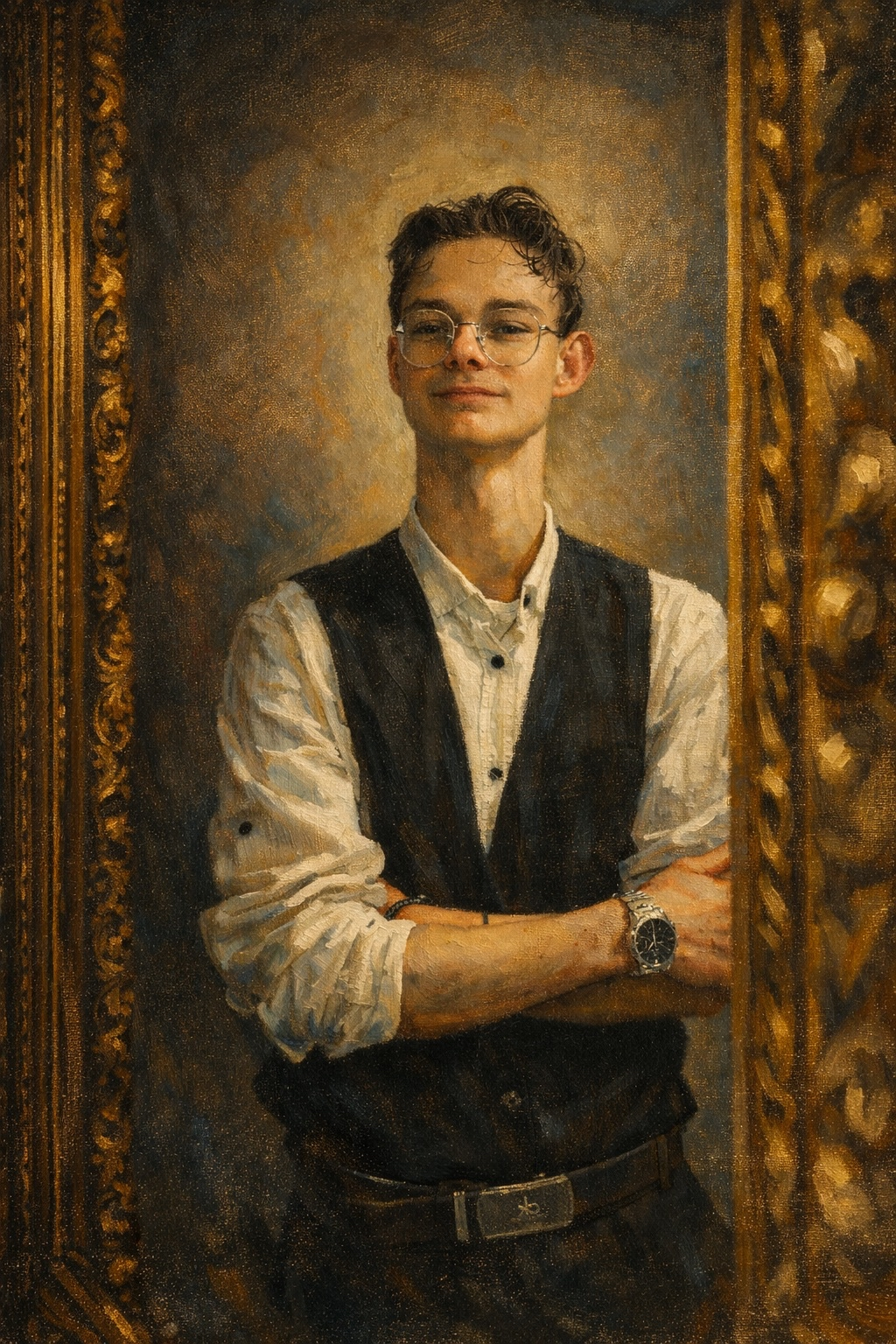 Porträt als Ölgemälde